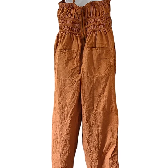 Universal Threads Cotton Jumpsuit Overall Bohemian Hippie Orange XL - Picture 5 of 7